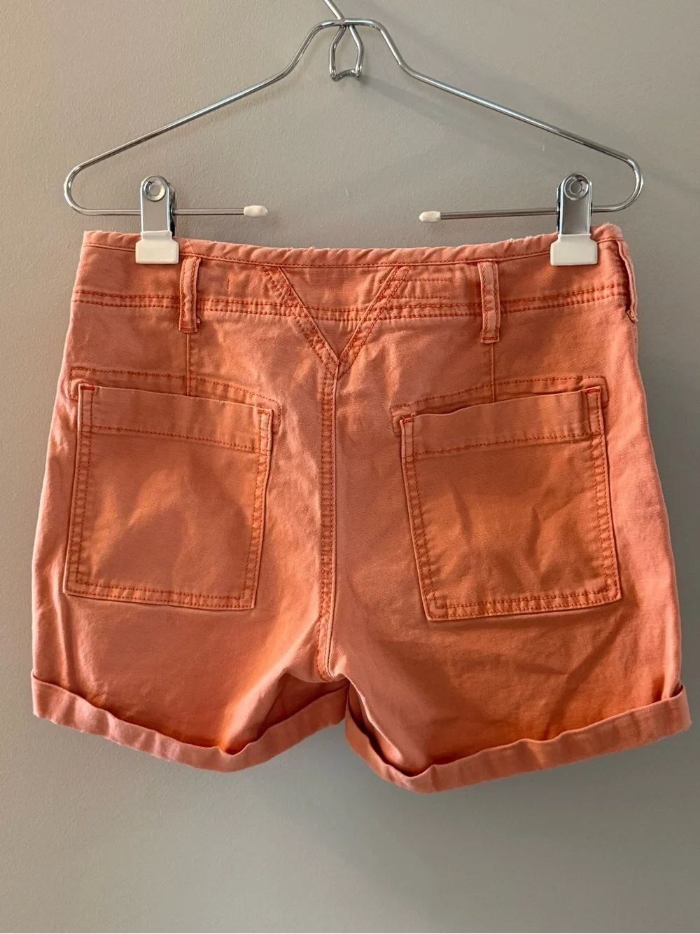 Pilcro Coral Button-Front Jean Shorts, 27” waist - Picture 9 of 9